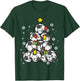 Soccer Christmas Tree Xmas Player Boys Girls Men Women Kids T-Shirt - T-Shirt | Forest