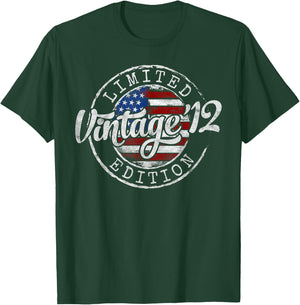 Vintage 2012 13th Birthday Gifts for Boy Girl 13 Year Old T-Shirt - T-Shirt | Forest