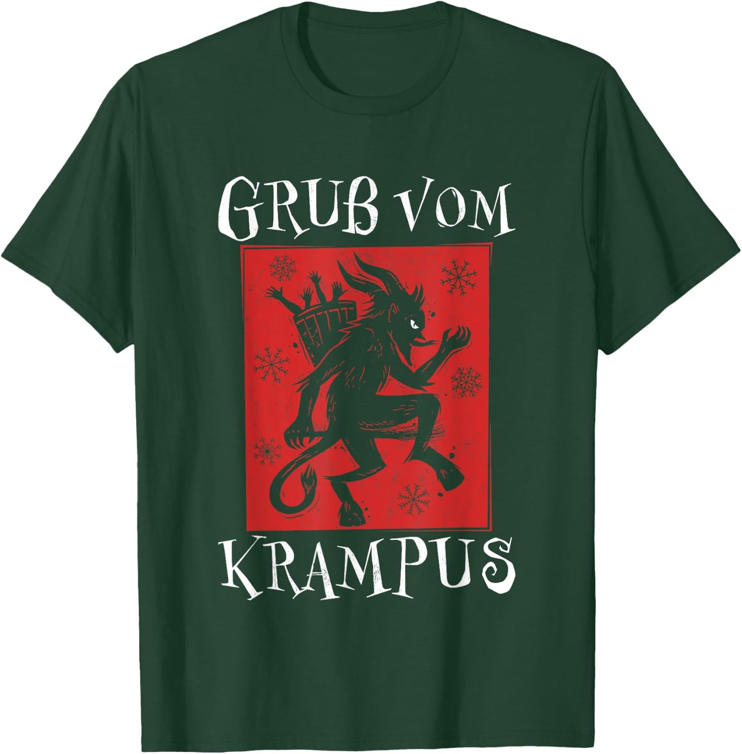 Kramperl Christmas Demon Santa's Helper Gruss Vom Krampus T-Shirt - T-Shirt | Forest