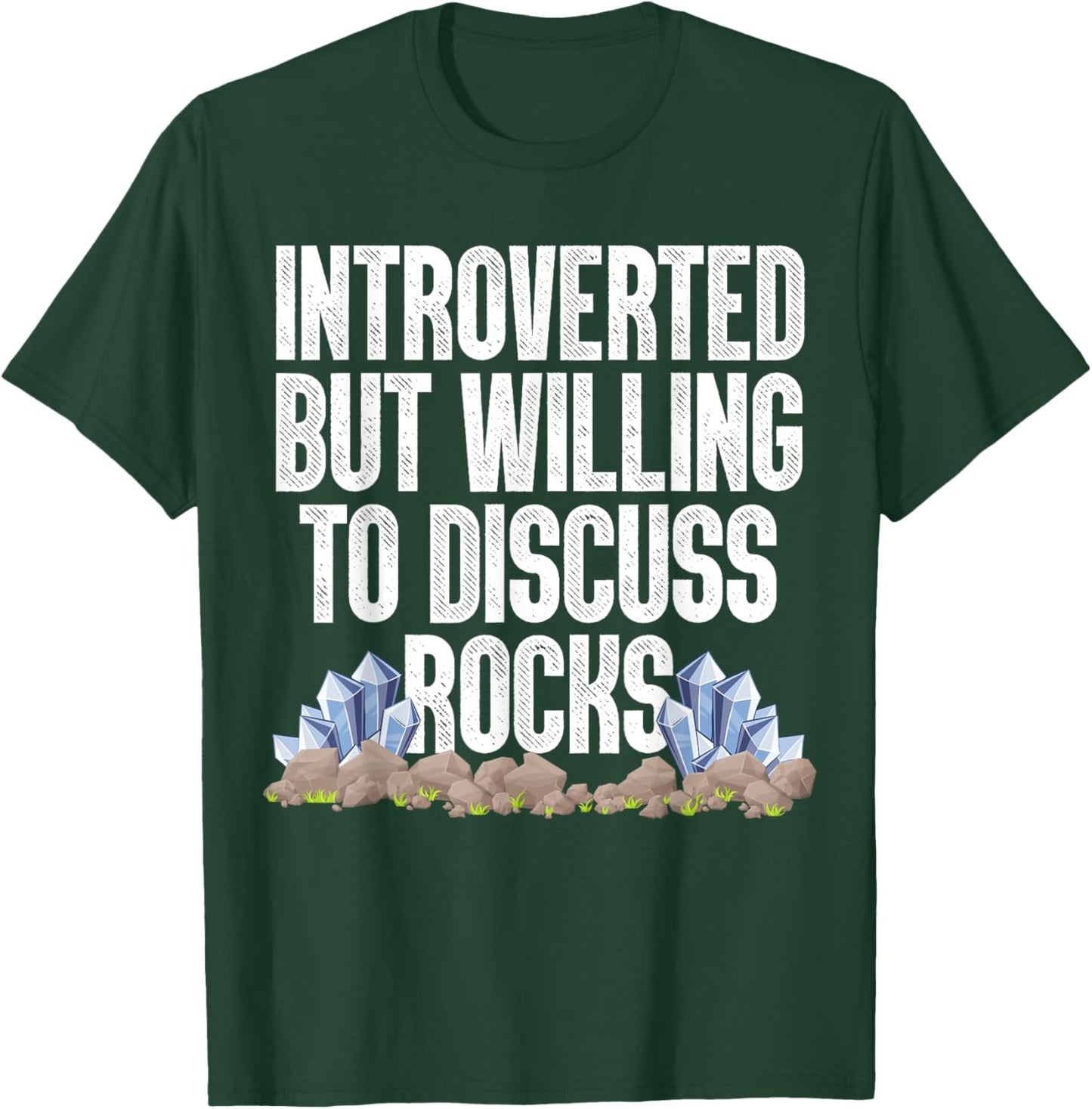 Cool Rock Collector Art Women Kids Geology Rockhound T-Shirt - T-Shirt | Forest