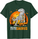 Titisaurus Dinosaur Skeleton Halloween Titi Saurus T-Shirt - T-Shirt | Forest