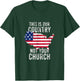 This is our country not your church freedoom religious T-Shirt - T-Shirt | Forest