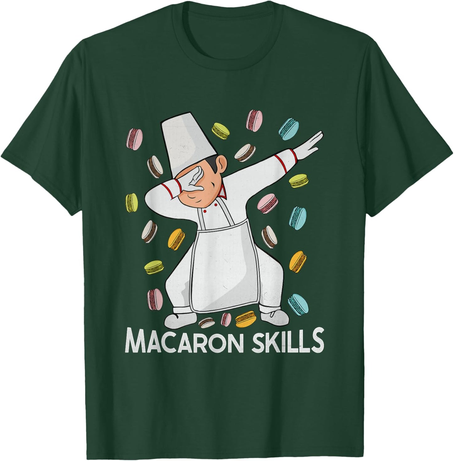 Macaron Chef Macaron Lovers Pastry Baking Macarons T-Shirt - T-Shirt | Forest