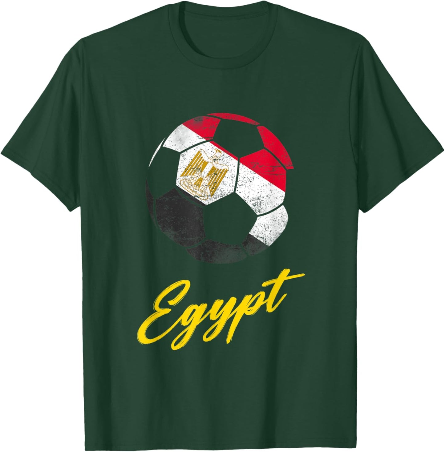 Egypt,Egypt Soccer Ball,Egyptian,Egypt flag. T-Shirt - T-Shirt | Forest