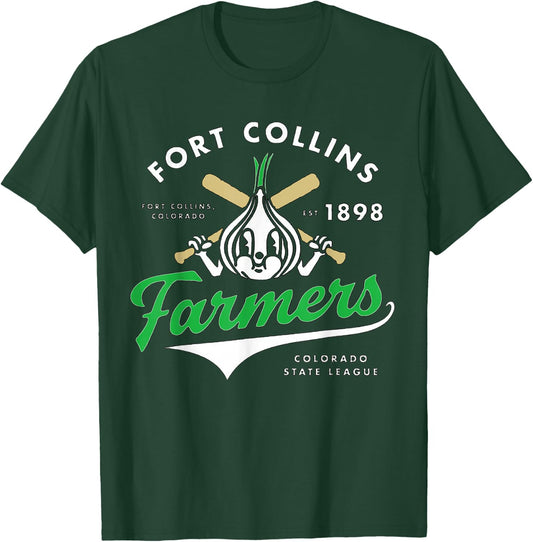Vintage Fort Collins Colorado Defunct Baseball Team T-Shirt - T-Shirt | Forest