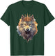 Wolf King T-Shirt - T-Shirt | Forest