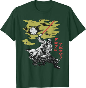 Star Wars Darth Vader Vintage Japanese Block Print Style T-Shirt - T-Shirt | Forest