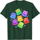 Aesthetic Kawaii Cute Rainbow Gummy Bear T-Shirt - T-Shirt | Forest