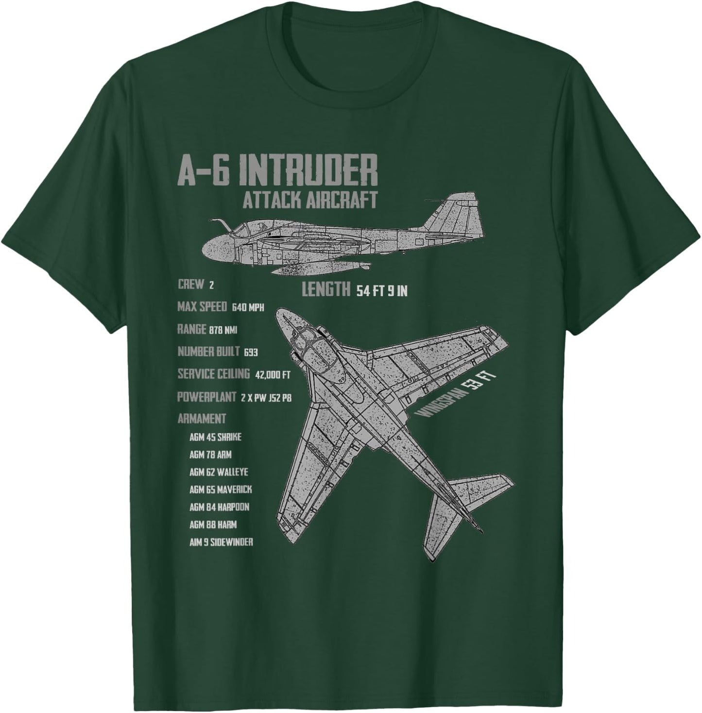 A-6 Intruder T-Shirt - T-Shirt | Forest