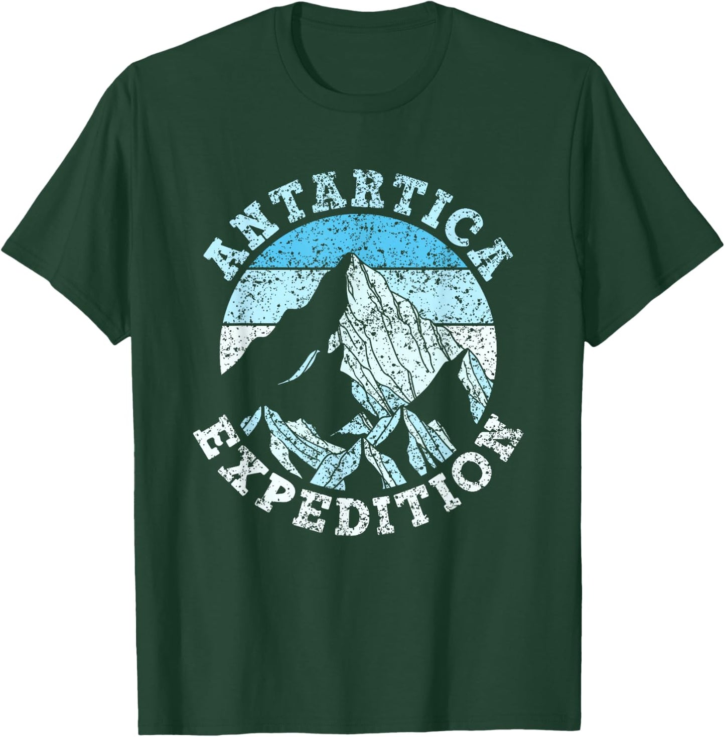 Antarctic Expedition Antarctica South Pole Retro Antarctica T-Shirt - T-Shirt | Forest