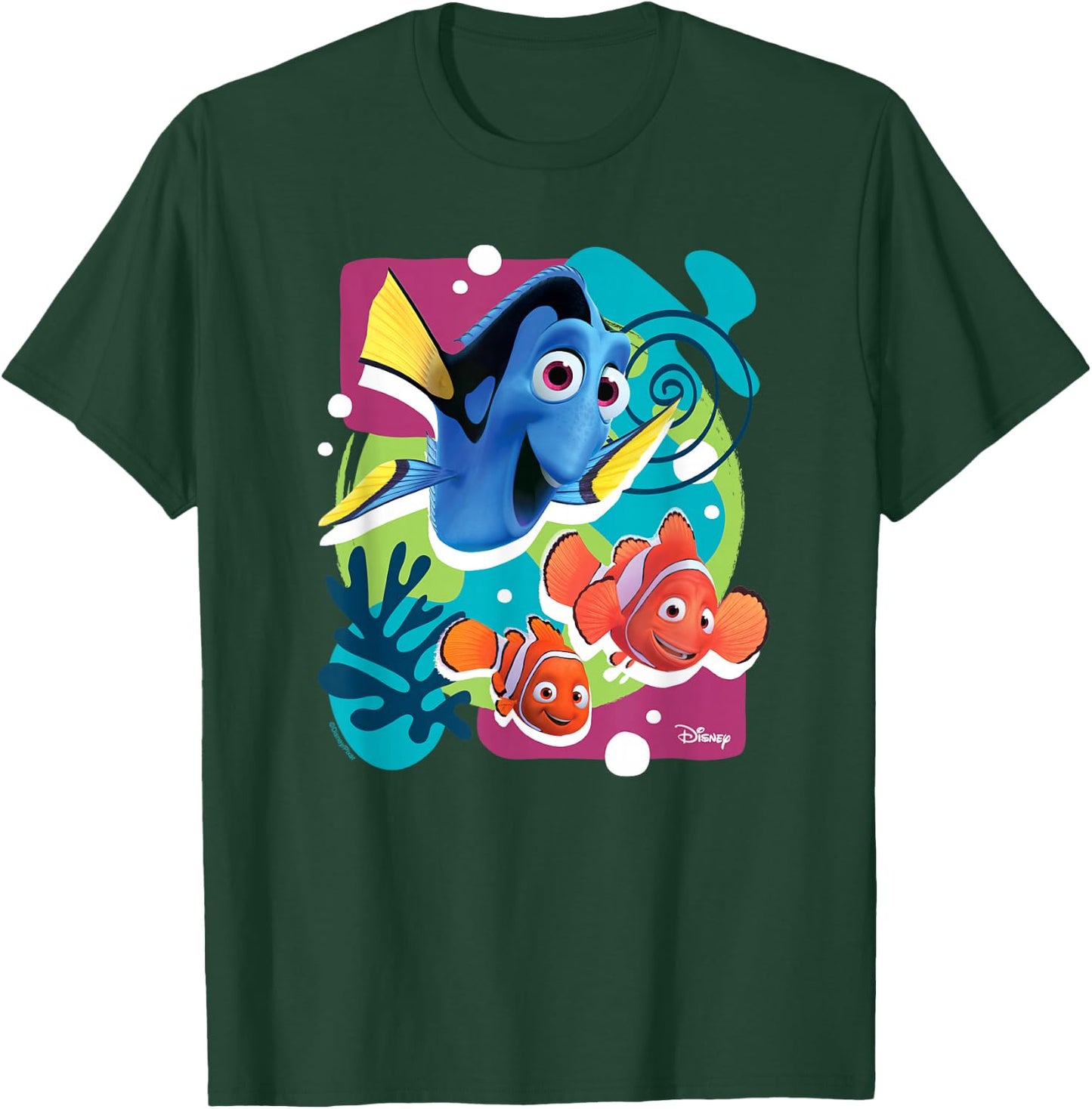 Finding Nemo - Dory Marlin Nemo Group T-Shirt - T-Shirt | Forest