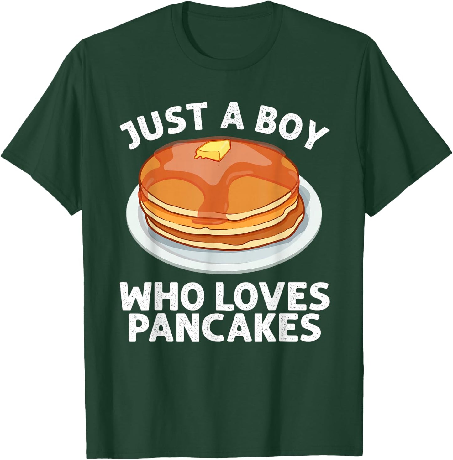 Cool Pancake Art For Boys Men Breakfast Food Pancake Lovers T-Shirt - T-Shirt | Forest
