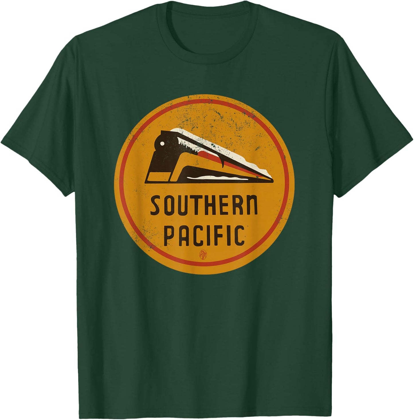 Retro Vintage Southern Pacific Railroad T-Shirt - T-Shirt | Forest