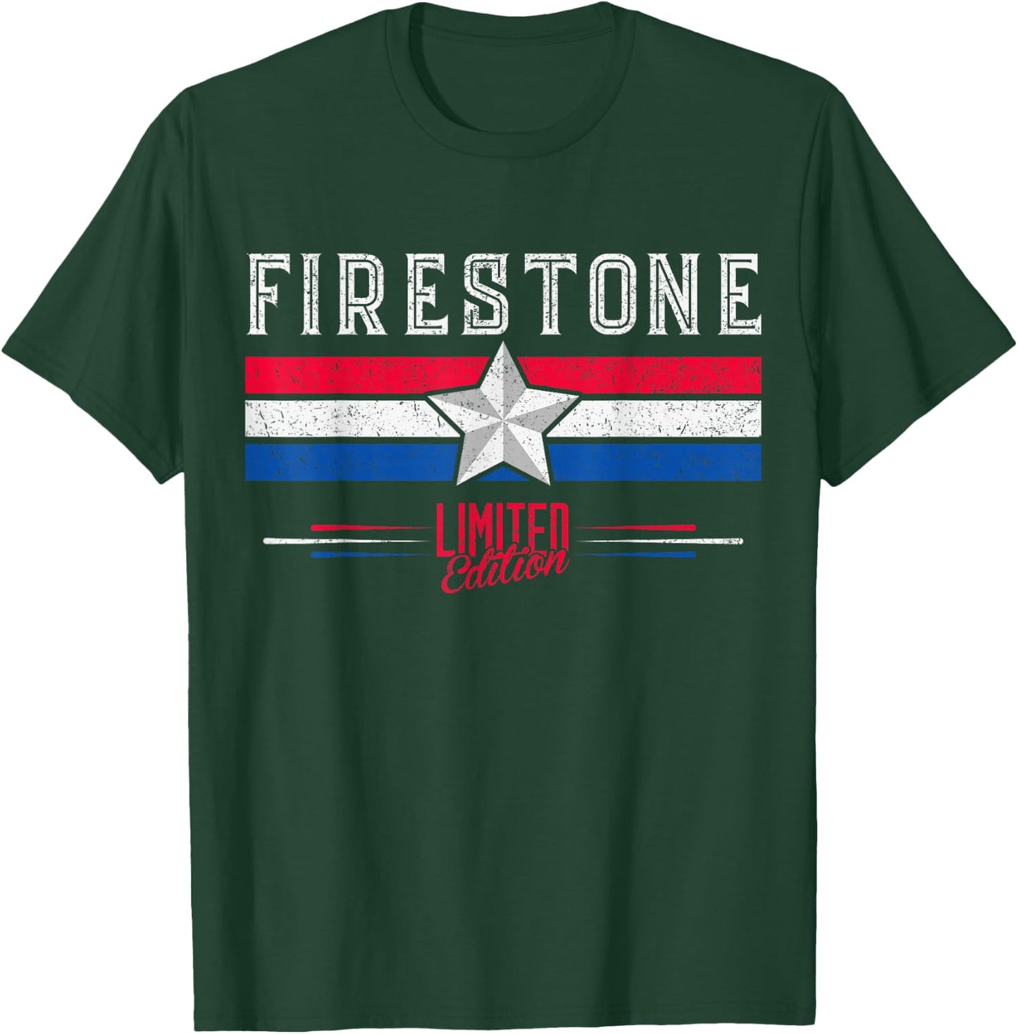 Firestone Retro Vintage Shirt Gift Women Men Kids T-Shirt - T-Shirt | Forest