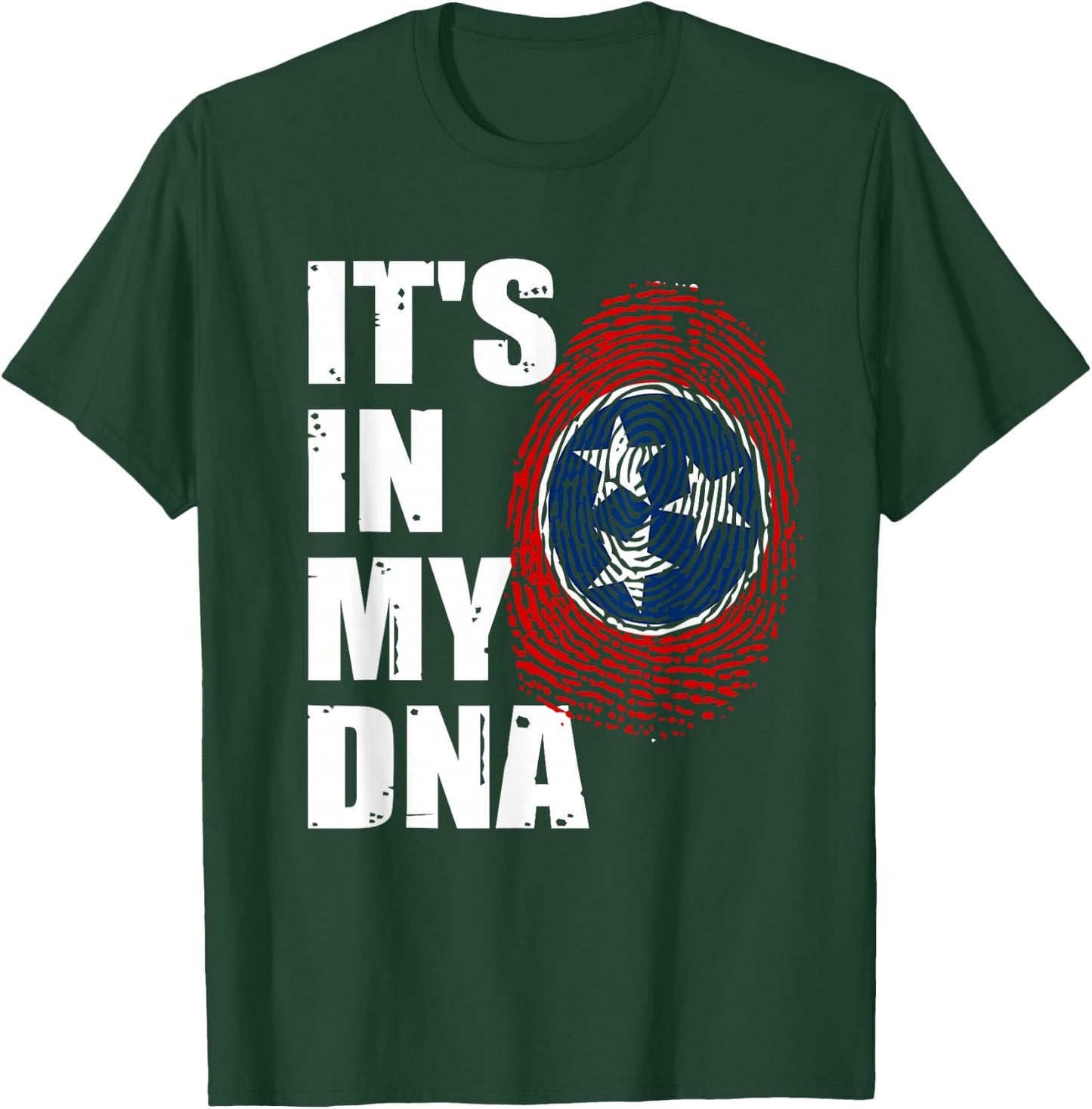 Retro Grunge Vintage Tennessee State Flag Tennessee Country T-Shirt - T-Shirt | Forest