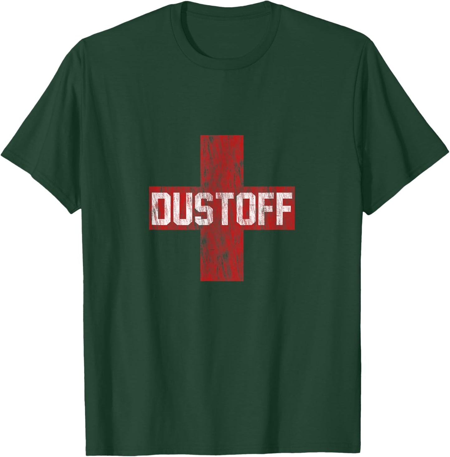 Dustoff Cross Faded T-Shirt - T-Shirt | Forest