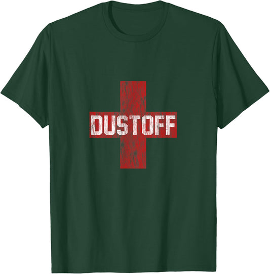 Dustoff Cross Faded T-Shirt - T-Shirt | Forest
