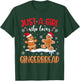 Just A Girl Who Loves Gingerbread Man Christmas Xmas Pajamas T-Shirt - T-Shirt | Forest