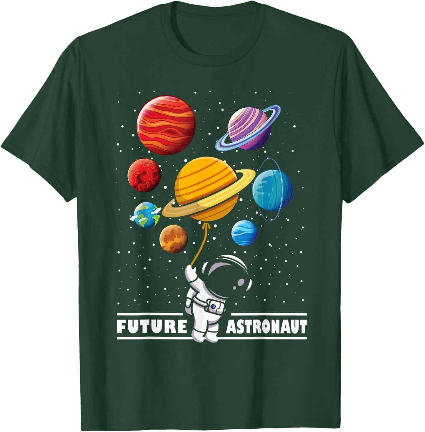 Future Astronaut Boy Girls Kids Birthday Graduation Gifts T-Shirt - T-Shirt | Forest