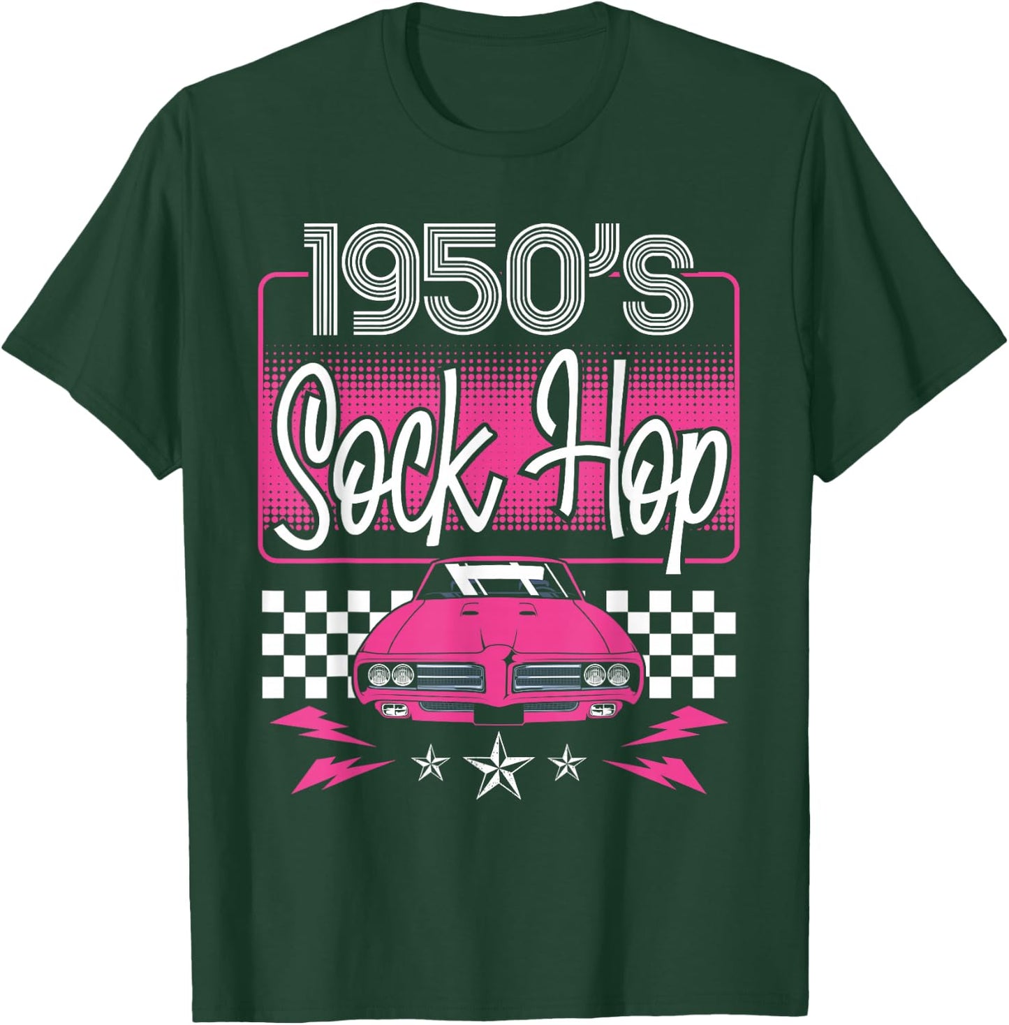 1950's Sock Hop 50S Sock Hop T-Shirt - T-Shirt | Forest