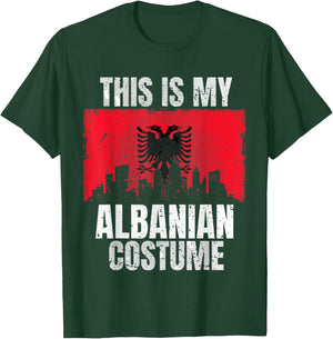 This Is My Albanian Costume Women Vintage Albanian T-Shirt - T-Shirt | Forest