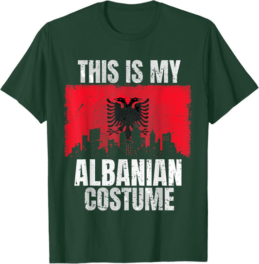 This Is My Albanian Costume Women Vintage Albanian T-Shirt - T-Shirt | Forest