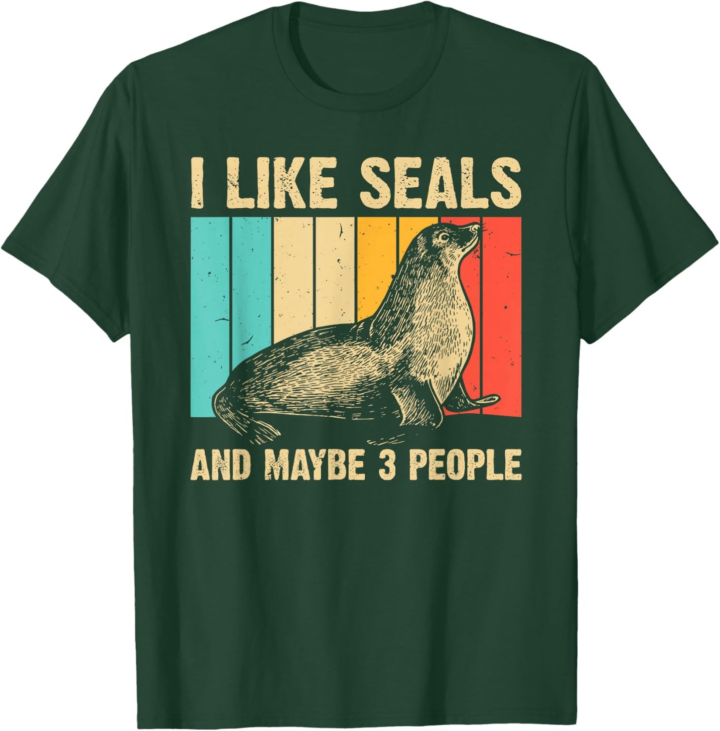 Cool Seal Women Sea Animal Lover Sea Lion Creature T-Shirt - T-Shirt | Forest