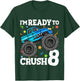 Kids Monster Truck Shark 8th Birthday Boy 8 Eight Year Old T-Shirt - T-Shirt | Forest