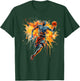 Basketball player paint splash T-Shirt - T-Shirt | Forest