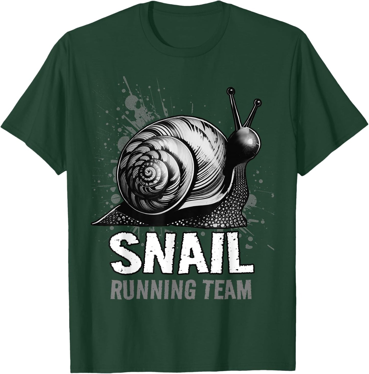 Snail Running Team T-Shirt - T-Shirt | Forest