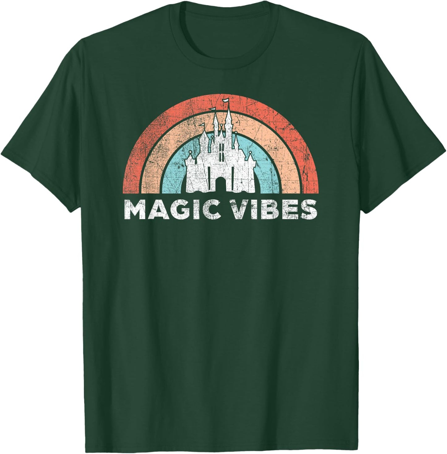 Magic Vibes | Cute Matching Vacation Graphic T-Shirt - T-Shirt | Forest