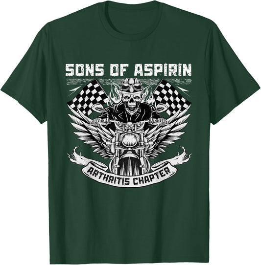 Sons Of Aspirin Arthritis Chapter Women Funny Biker T-Shirt - T-Shirt | Forest