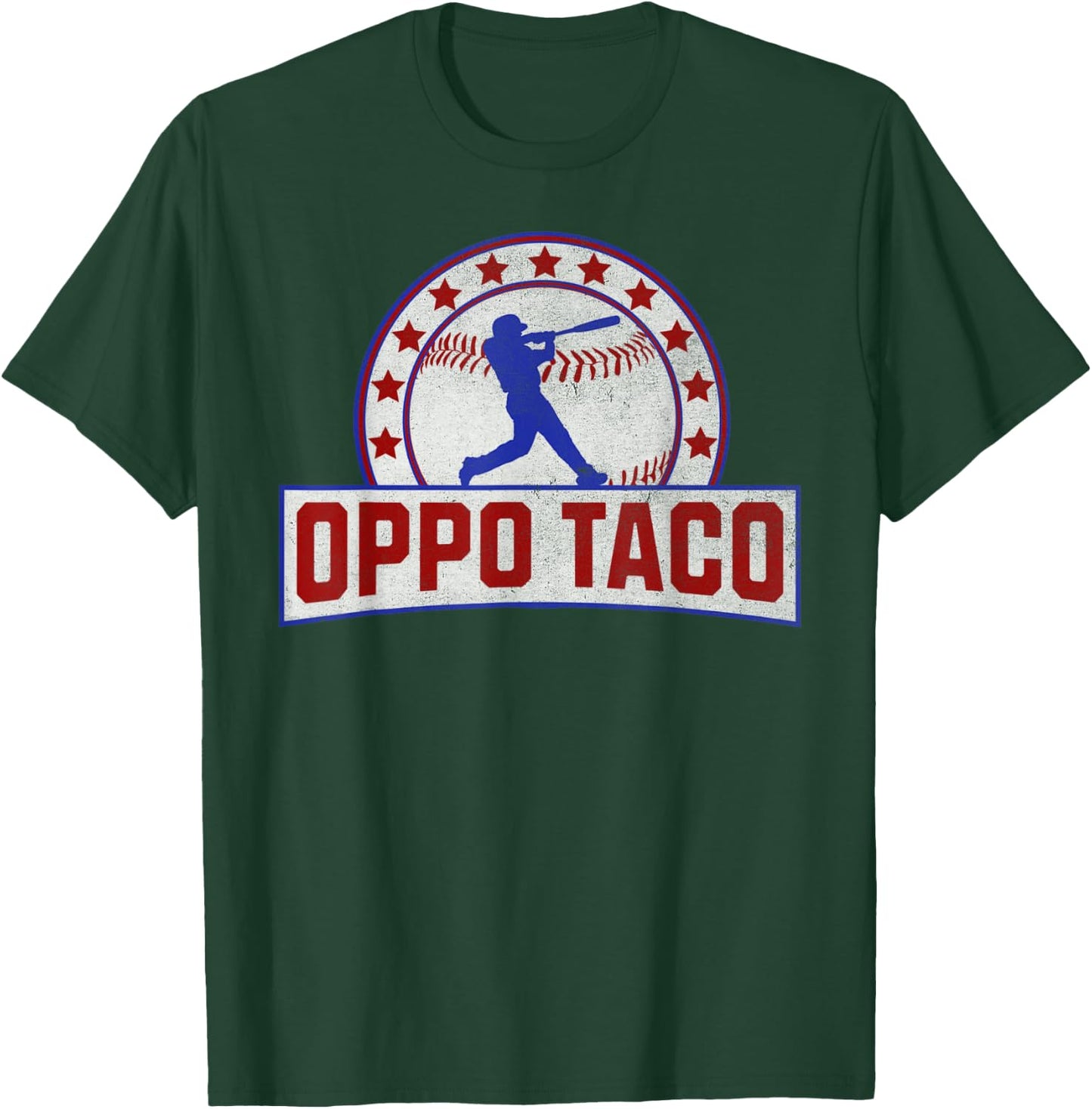 Baseball Oppo Taco Base Ball Home Run T-Shirt - T-Shirt | Forest