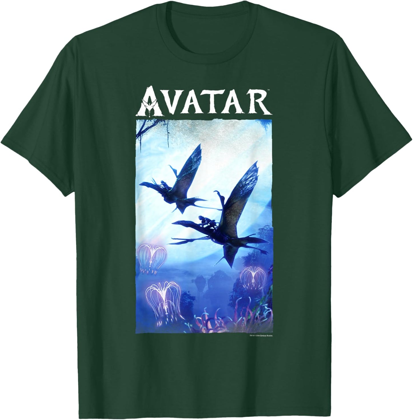 Avatar: The Way of Water Avatar Flight Pandora Panel T-Shirt - T-Shirt | Forest
