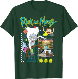Rick and Morty Scene Adult Cartoon Fashion T-Shirt - T-Shirt | Forest