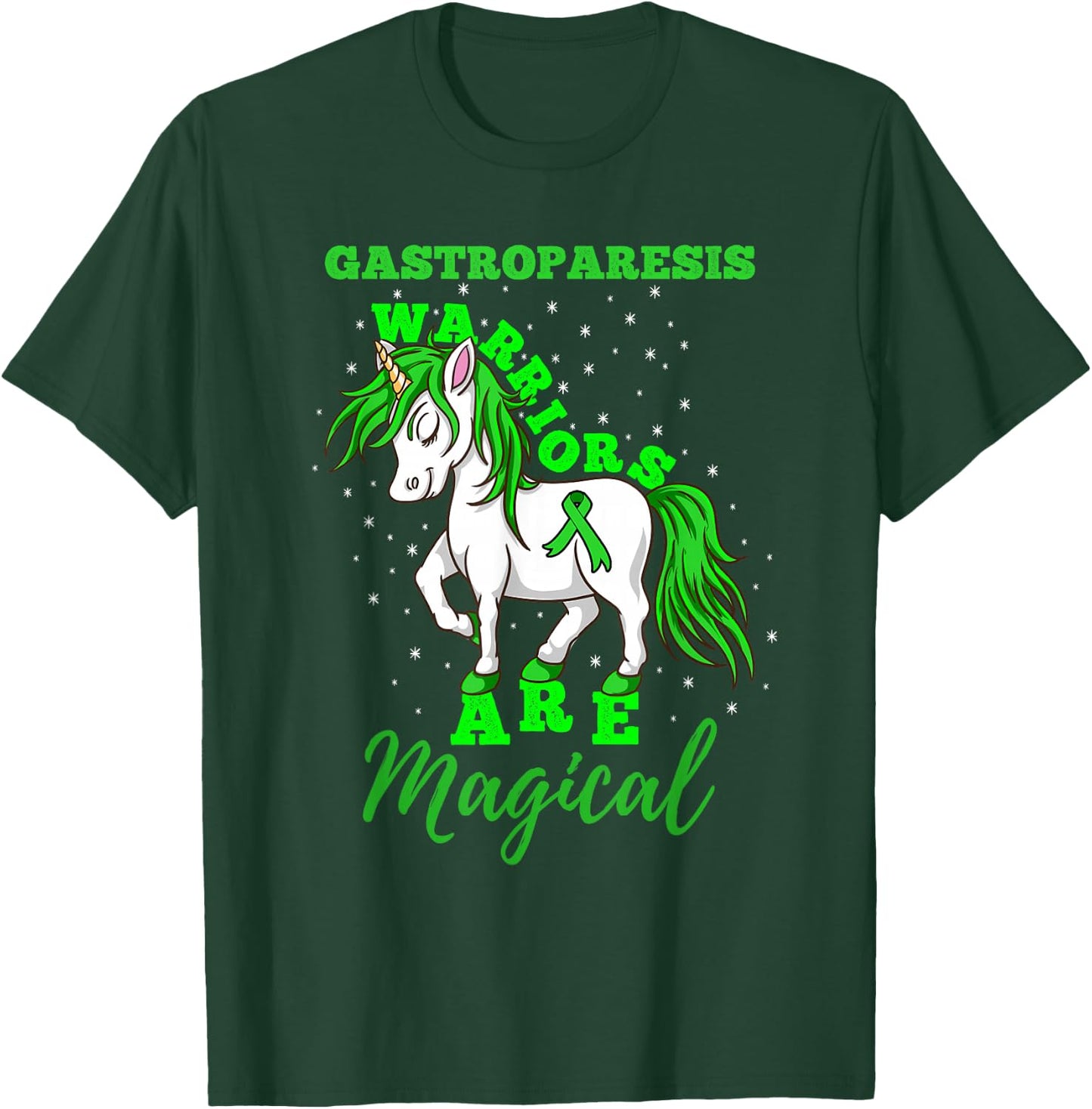 Gastroparesis Warriors Are Magical Gastroparesis Awareness T-Shirt - T-Shirt | Forest