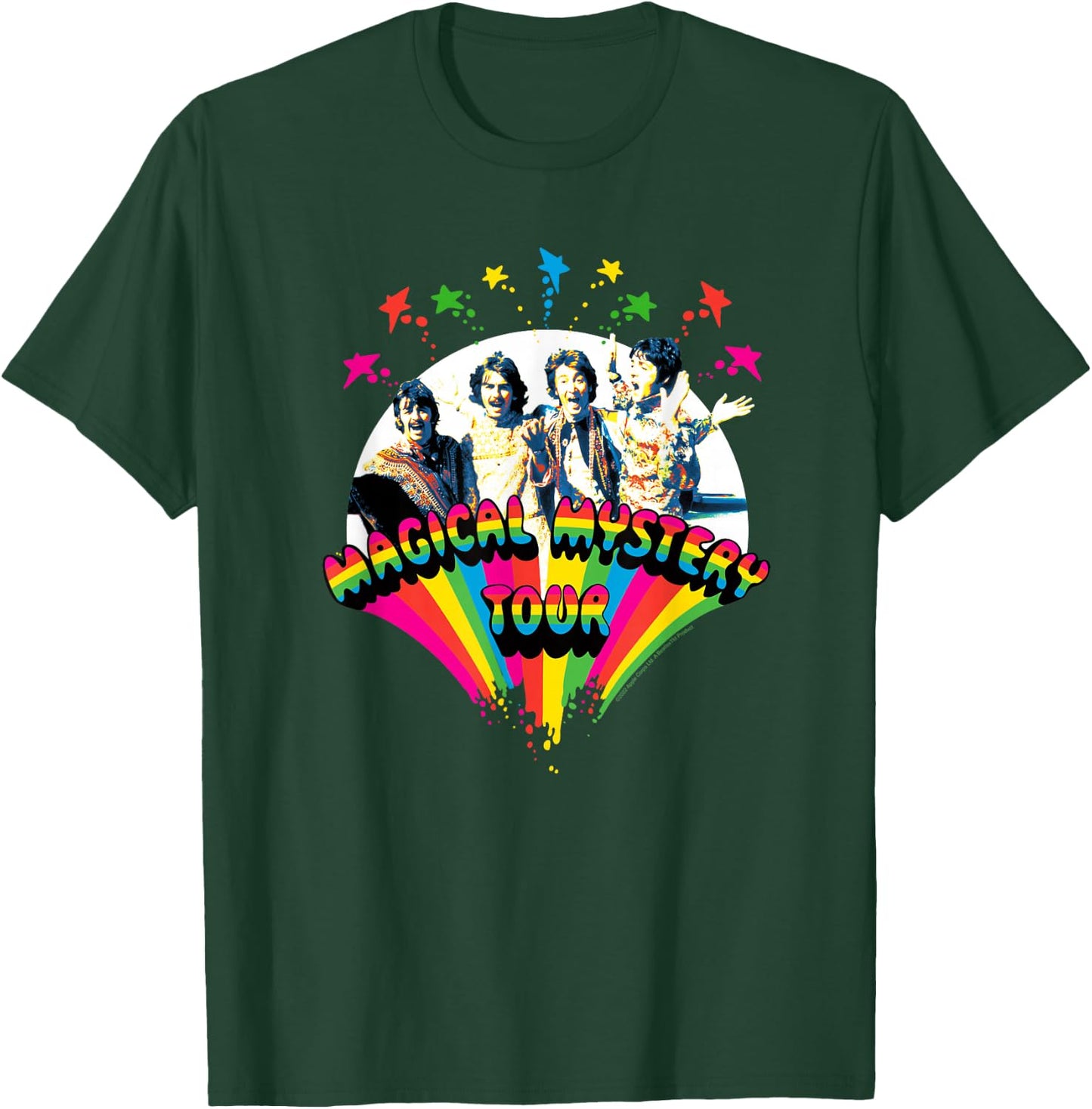 The Beatles - Magical Mystery Tour with Group Members T-Shirt - T-Shirt | Forest