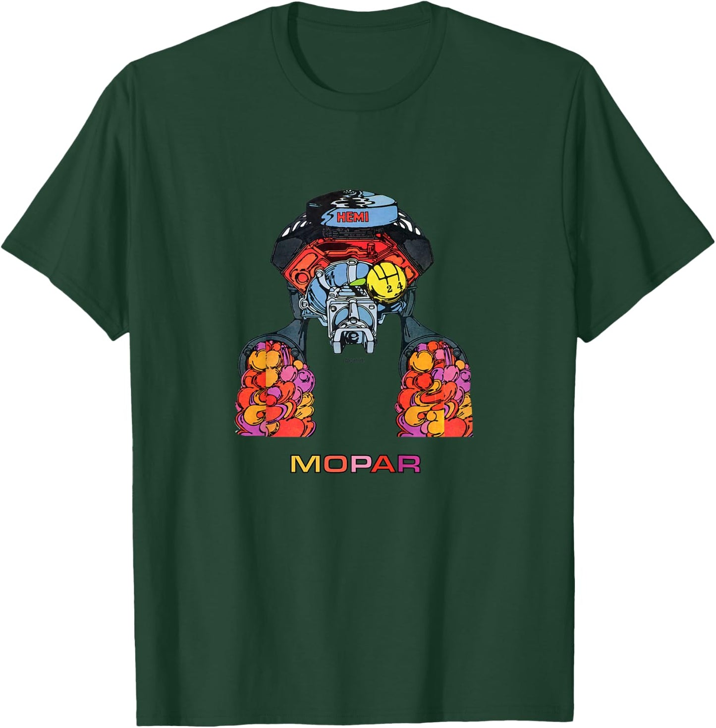 Mopar 426 Hemi Design T-Shirt - T-Shirt | Forest