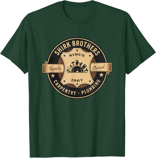 The Money Pit | Shirk Brothers Construction Retro Movie T-Shirt - T-Shirt | Forest