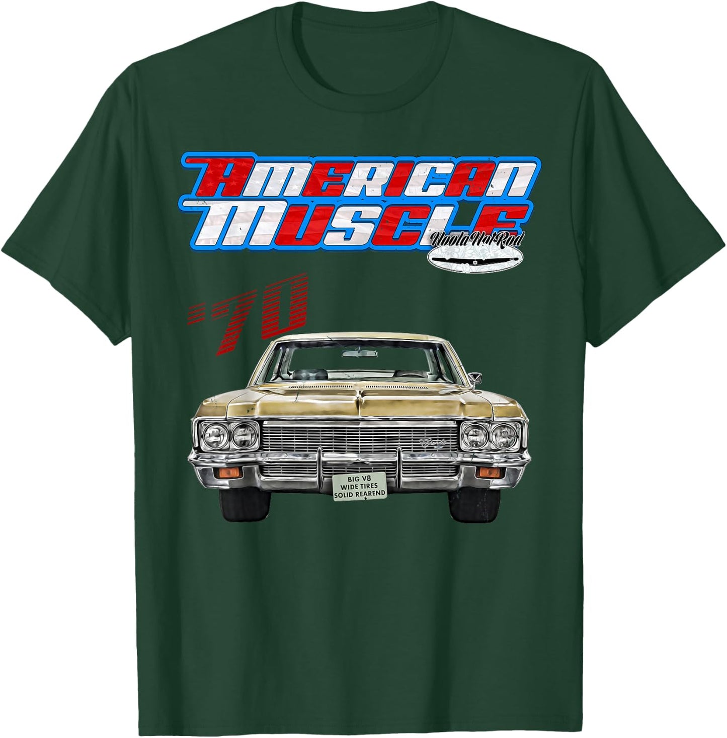 1970,Caprice,Impala,BelAir,Bel Air,DelRay,Del Ray,Muscle Car T-Shirt - T-Shirt | Forest