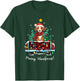 American Foxhound Christmas Dog Truck Plaid Funny Xmas Tree T-Shirt - T-Shirt | Forest
