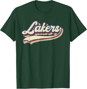 Lakers Name Vintage Retro Gift Men Women Boy Girl T-Shirt - T-Shirt | Forest