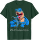 Brachial Plexus Injuries Awareness Month Blue Ribbon Trex T-Shirt - T-Shirt | Forest