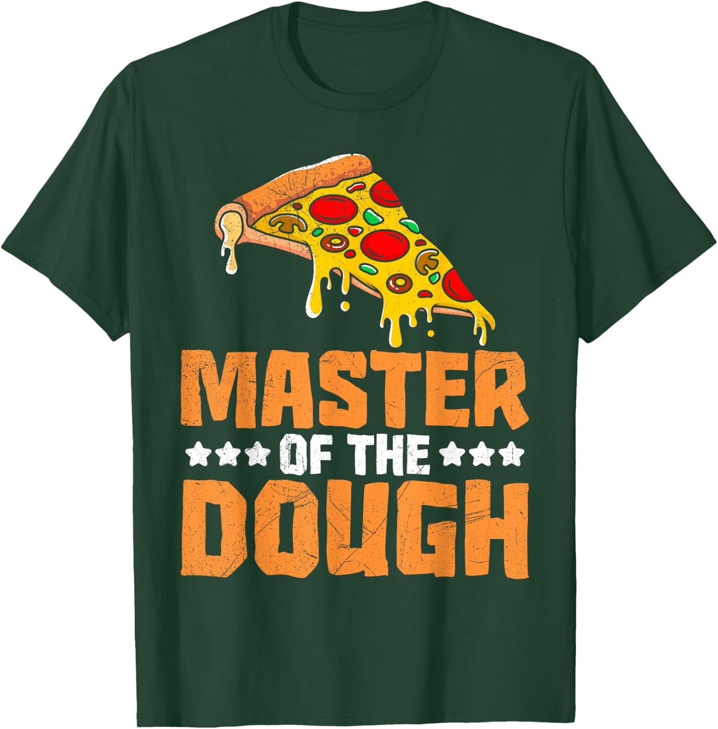Master of the Dough Pizza Bakery Pizza Maker Baker T-Shirt - T-Shirt | Forest