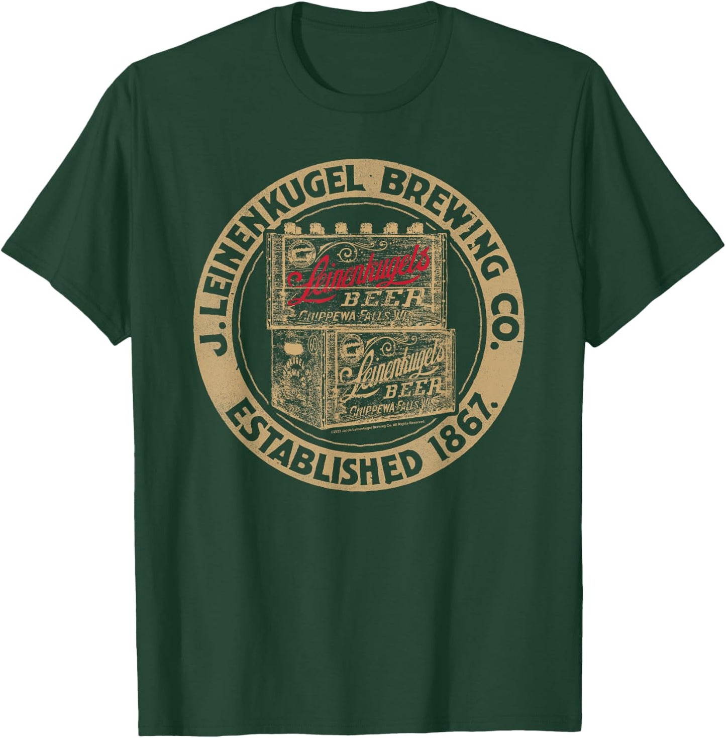 Leinenkugels - Beer Case T-Shirt - T-Shirt | Forest