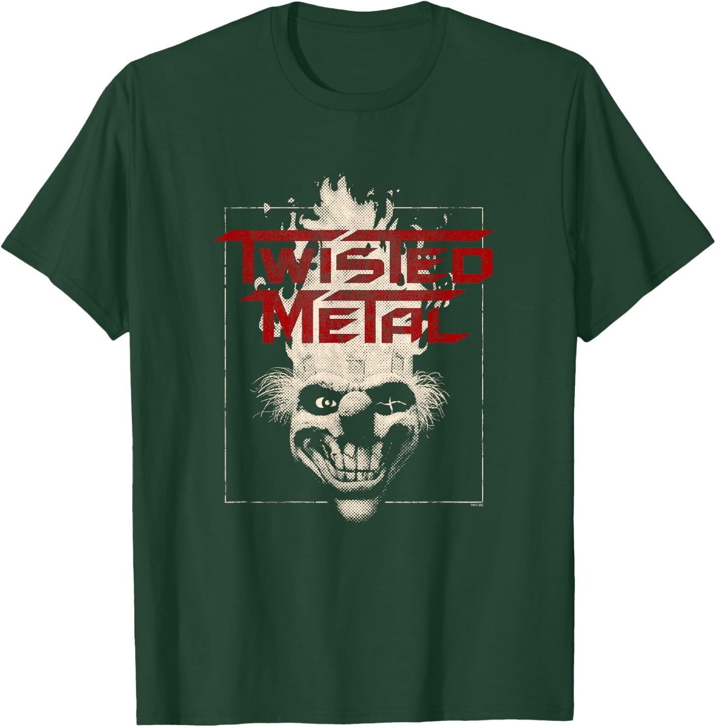 Twisted Metal Sweet Tooth Head T-Shirt - T-Shirt | Forest