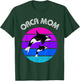 80s Orca Mom Retro Vintage Sunset T-Shirt - T-Shirt | Forest