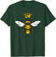Vintage Queen Bee Shirt Women, Honey Bee Lovers Beekeeper T-Shirt - T-Shirt | Forest