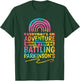 Parkinson Support & Parkinson Warrior Designs Parkinson Quote Design for Parkinson's Awareness Cotton Blend - Black, Small T-Shirt - T-Shirt | Forest