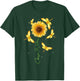Choose To Shine - Sunflower Dragonfly Lover Insects T-Shirt - T-Shirt | Forest